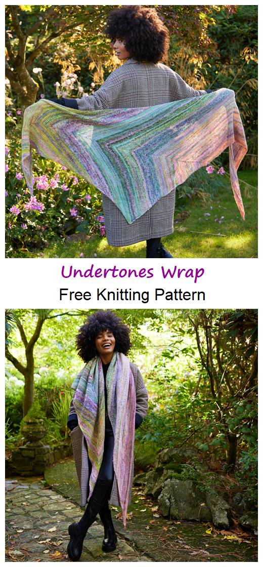 Undertones Wrap Free Knitting Pattern - Your Crafts