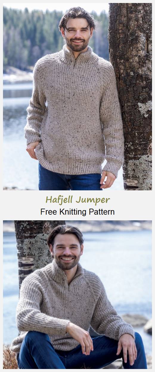 Hafjell Jumper Free Knitting Pattern - Your Crafts